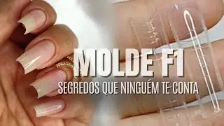 Acrílico no molde F1 [segredos que ninguém te conta] #moldef1 #alongamentosdeunhas #unhas