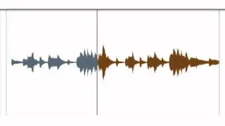 Song audio to waveform