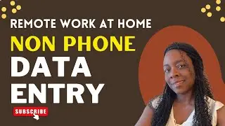 NON PHONE DATA ENTRY | REMOTE WORK FROM HOME JOBS | HIRING IMMEDIATELY