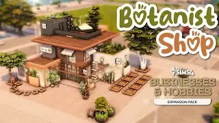 BUSINESSES & HOBBIES || Botanist Shop || The Sims 4  Speed Build - NO CC