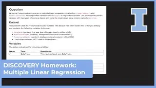 DISCOVERY Homework 4.06: Multiple Linear Regression on Movies