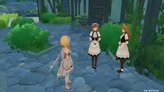 【Genshin Impact】Commission Quest Cleanup At Dawn II - Sweep up the pile of leaves