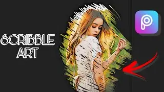 PICSART TUTORIAL || HOW TO EDIT SCRIBBLE ART ||