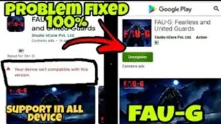Faug mobile|pre-registration problem fix|
