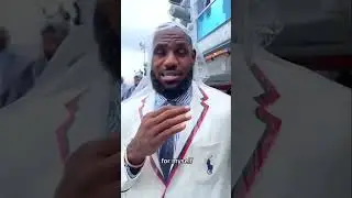 Lebron James on playing Basketball for Team USA in the 2024 Paris Olympics #hoops #basketball