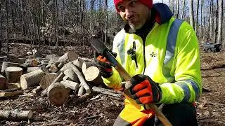 101 Advanced wood / log splitting technique