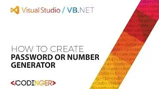 VB NET - Password or Number Generator
