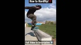 #Quickest way to #Hardflip! ~ #Learn with #Liam | @liamcourtnae #shorts