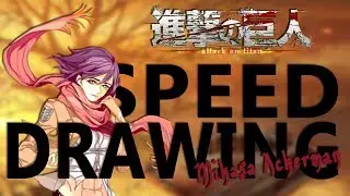 Speed Drawing Mikasa Ackerman - Attack on Titan