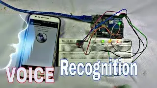 Arduino controlled by voice command Via Bluetooth module and android. Voice recognition