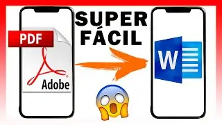 Como PASAR un PDF a WORD en mi CELULAR