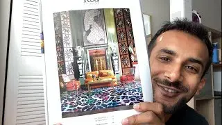 ASMR — flipping through architectural digest magazine (and drinking coffee)