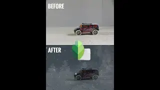 Tutorial Snapseed Snow Effect / Tutorial Snapseed efek salju | Toy Photography / Diecast Photography