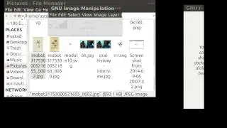 GIMP Open File Right Click Open With