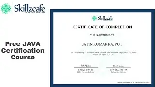 java certification online free with full proof | JAVA full certification course | Free java Course