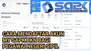CARA MENDAFTAR DAN MENGAKTIFKAN AKUN MYSAPK BKN BAGI PEGAWAI NEGERI SIPIL - MY SAPK