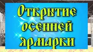 Открытие ярмарки