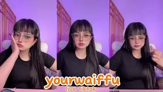 yourwaiffu || biyaa live tiktok lagi no make up sama mode daster nih 