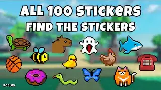 How To Get All 100 Stickers in Find The Stickers (100) | Roblox