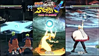 All Naruto's Rasenshurikens | Naruto Ultimate Ninja Storm 4