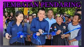 JEMBATAN REOT DI PENDARING KINI TELAH BERUBAH MENJADI KOKOH DAN INDAH