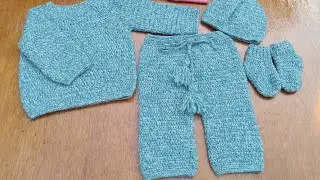 🧶PANTALON Bébé au Crochet FACILE Débutant 0-3mois #pantalonbébéaucrochet