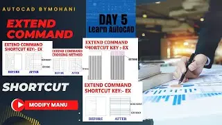 How to use the Extend command in autocad . 2023
