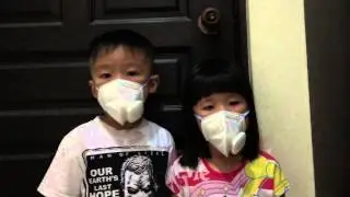 Leroy and Stacci with their AIR+ Smart Masks!