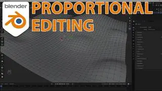 PROPORTIONAL EDITING MADE EASY IN BLENDER