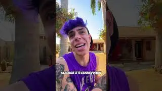 EU ME TRANFORMEI NO LUAN TUBARÃO 😱💜🧡 