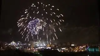 Новогодний салют в Саранске 31.12.2018