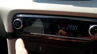 Toyota Yaris 2022 Mk4: Heating Controls are very difficult to see