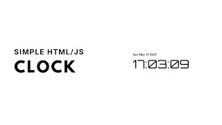 How to make a Simple Digital Clock with HTML/CSS/JS