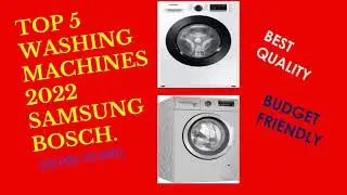 TOP 5 FRONT LOAD WASHING MACHINES IN INDIA 2022||Best washing machine||Front load washing machine||