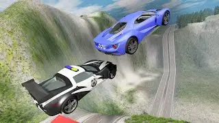 ЯМА-МОНСТР! Как её перепрыгнуть и уйти от полицейской погони? Гоша и Чич машины, аварии и крушения.