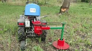 ZMT 4x4 mini tractor Роторная косилка для мотоблока