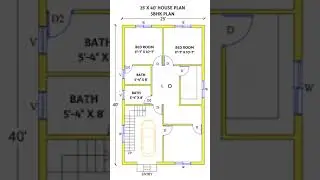 25x40 house plan| 3bhk plan #house #housedesign #home #houseplan