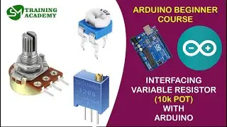 Interfacing Potentiometer with Arduino | Variable Resistor | English