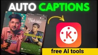how to add automatic Hindi subtitle in YouTube video ! kine master & AI tools