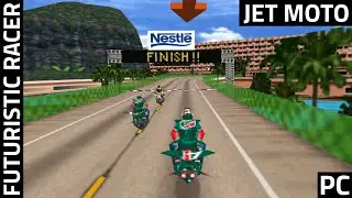 Jet Moto (1997) - PC Futuristic Racing Games