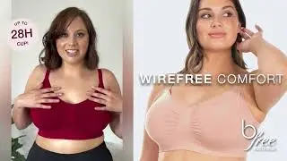🌸 Wire-Free and Worry-Free: B Free Bamboo Bra - Exceptional Comfort for Everyday ✨