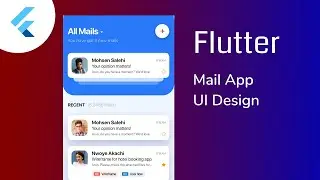 Flutter Mail App UI Design Concept - SpeedCode - Protorix Code