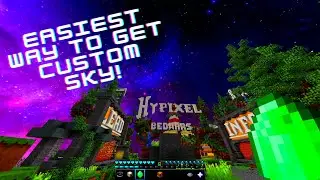 TUTORIAL:Fastest Way To Get Custom Sky In Minecraft