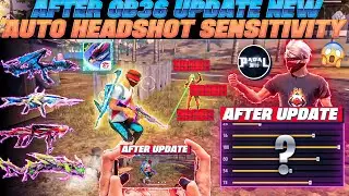 FREE FIRE MAX AFTER OB36 UPDATE NEW HEADSHOT SENSITIVITY 🔥 AFTER UPDATE SENSITIVITY SETTING ⚙️