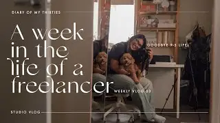 Leaving the 9-5 | building a new routine as a freelancer ✎ᝰ