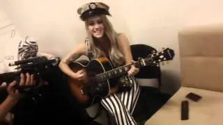 Soluna Samay - Should've Known Better - acustic version backstage at Crystal Hall (ESC 2012)