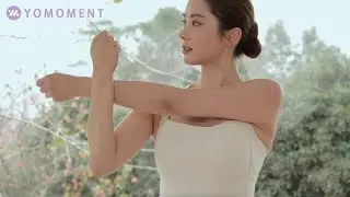 【YOMOMENT】ゆっくり身体を伸ばして動いていくヨガは、やっぱり心地が良く、私の生活に必要なもの🧘🏽‍♂️ 身体が整うしスッキリする…🪐