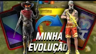 MINHA EVOLUÇÃO DO J2 PARA UM A31!📱-FREE FIRE