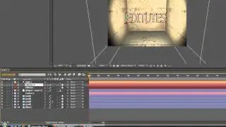 Adobe After Effects Tutorial 3D room and 3D text part 2