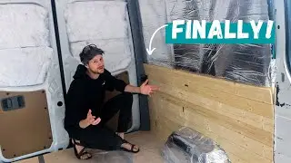 Ep.5 Van Build Series | Insulation, cladding & fan - Mercedes Sprinter